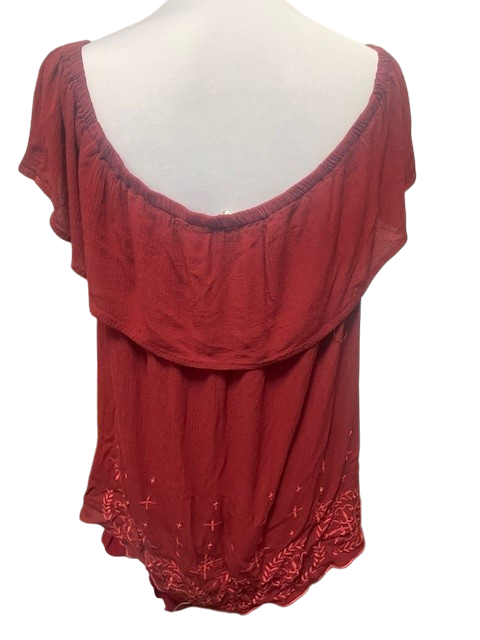 Size XL - Cato burgundy top