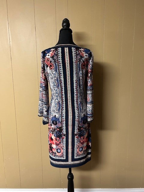 Size 6 – Versona Blue Printed Dress | Floral & Boho