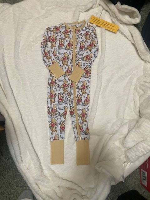 Size 18–24 Months – NWT Bamboo Winnie the Pooh Convertible Sleeper
