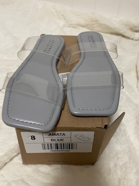 Size 8 - Journee Collection Amata Blue - NEW IN BOX