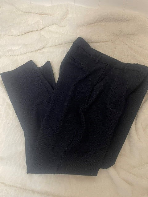 Size 12 Liverpool Black Textured Dress Pants Trousers