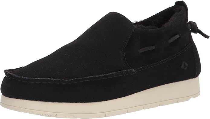 Size 7 - Sperry Womens Moc-Sider Slip-On Black NIB - Retails for $64