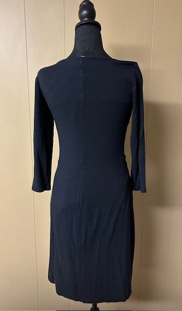 Size S – DKNY Black Ruched Dress | Classic