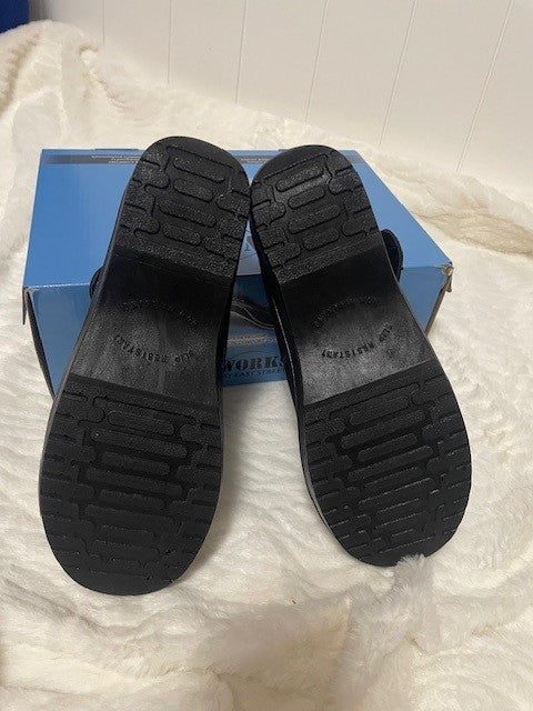 Multiple Sizes - Easy Works Black - Slip Resistant - Letssee MaryJane - NEW IN BOX