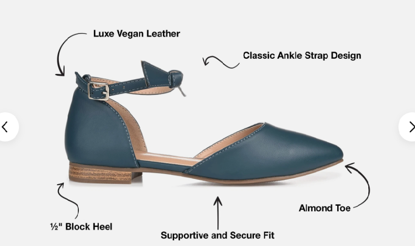 Size 5.5W - Journee Collection WD-Vielo in blue - NWT Retails $79.99