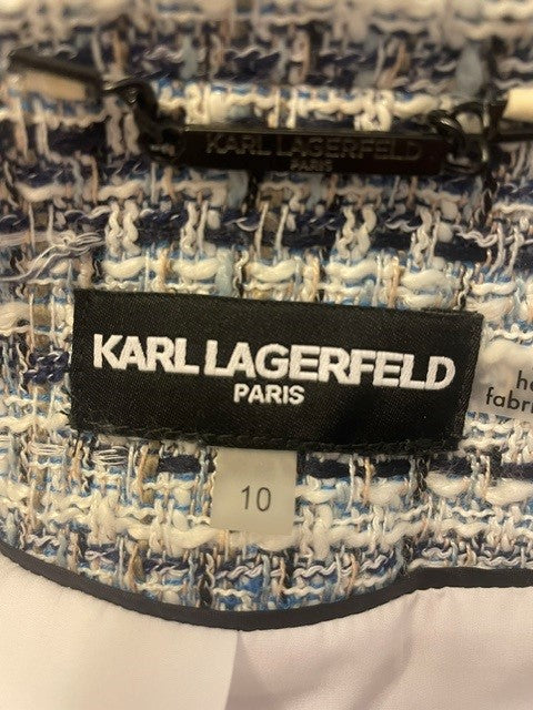 Size 10 – Karl Lagerfeld Tweed Blazer Jacket