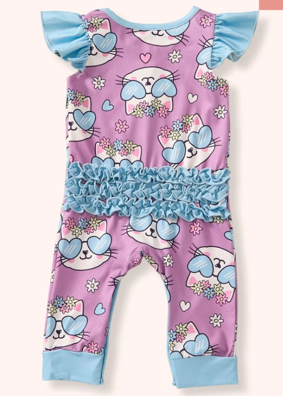 Size 12-18 Mo - Pete & Lucy - Purrfectly Perfect infant romper