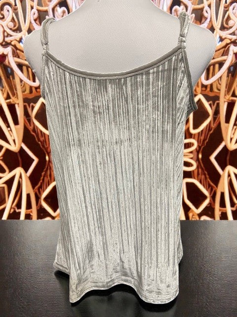 Meritt - Gray Shimmer Tank