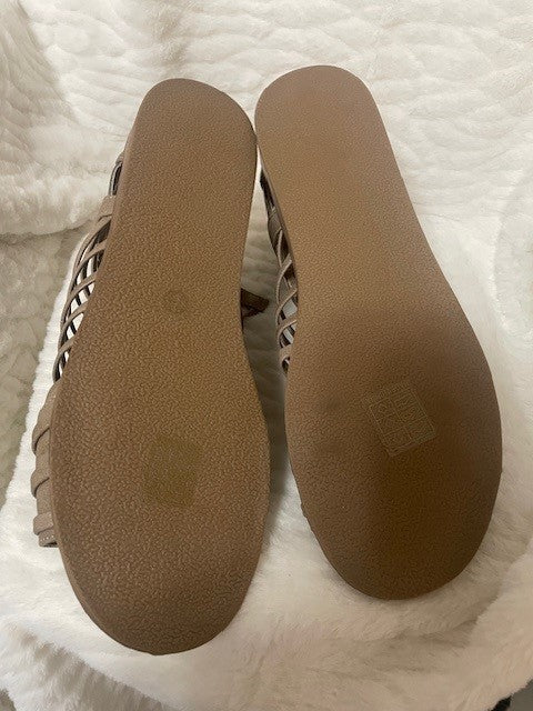 Size 7.5 - New - Journee Collection Delilah Taupe sandal - Retails for $86.00