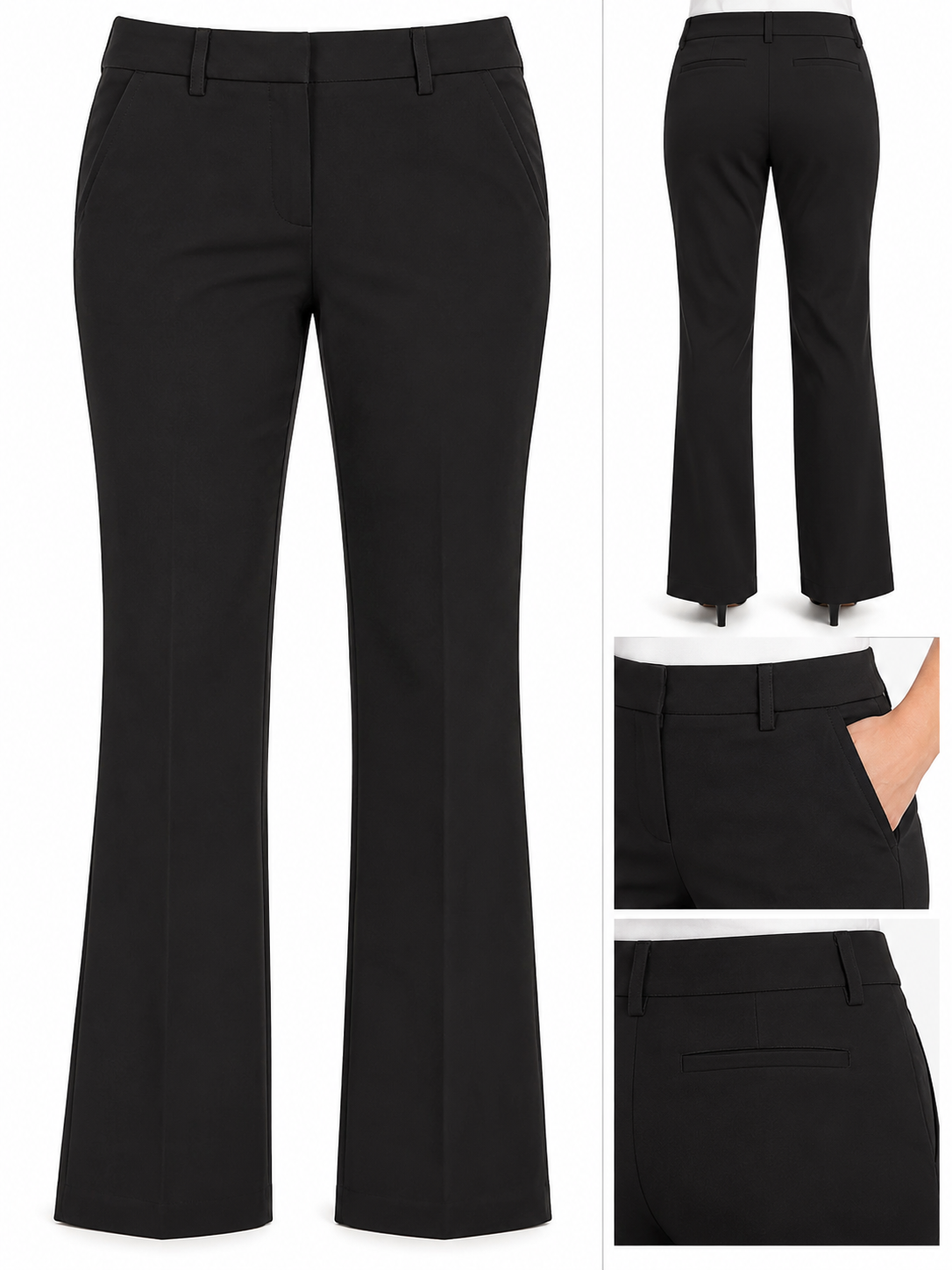 Size 10 41 Hawthorn Black Dress Pants Straight Leg Business Casual