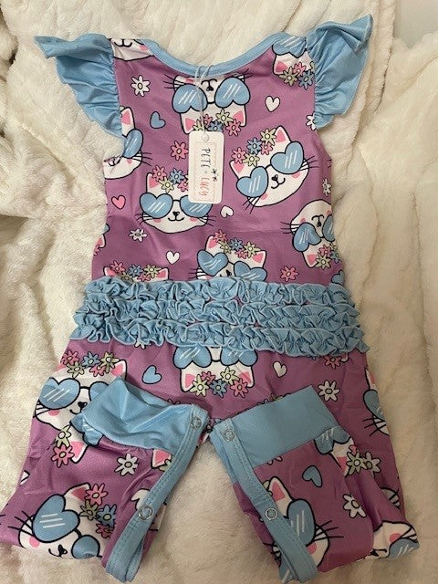 Size 12-18 Mo - Pete & Lucy - Purrfectly Perfect infant romper