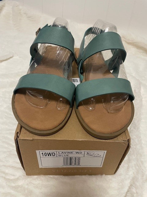 Size 10W - Journee Collection Lavine Blue - NEW IN BOX