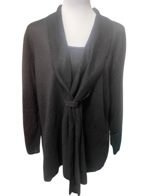 Size Large - Sag Harbor black sweater