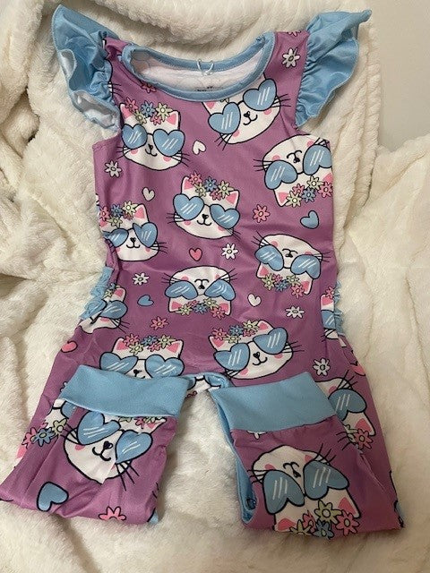 Size 12-18 Mo - Pete & Lucy - Purrfectly Perfect infant romper