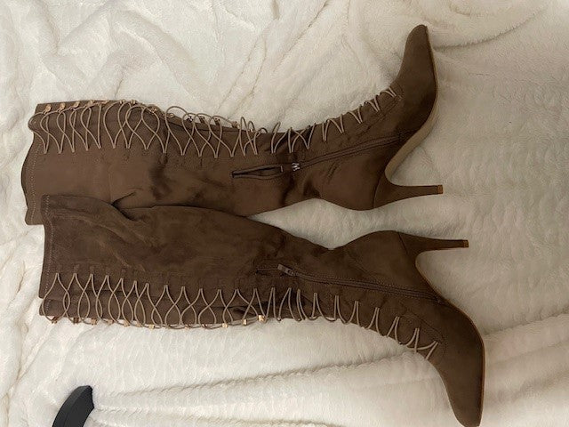 Size 7.5 WC - Journee Collection Trill in Taupe boot - NIB - Retails for $129