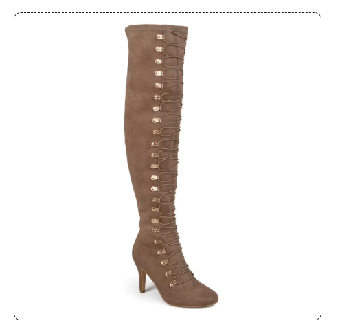 Size 7.5 WC - Journee Collection Trill in Taupe boot - NIB - Retails for $129
