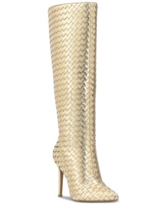 Size 7 - INC Gold Woven boot - NWT - RETAILS $229.50