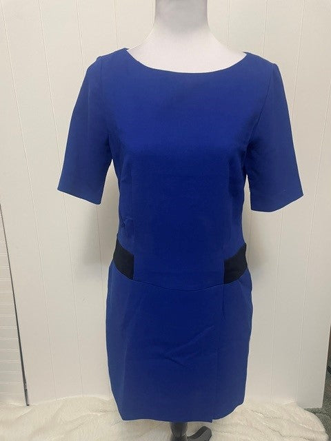 Size 4 - Eliza J Royal Collection Sheath Dress – Royal Blue with Black Waist Accents