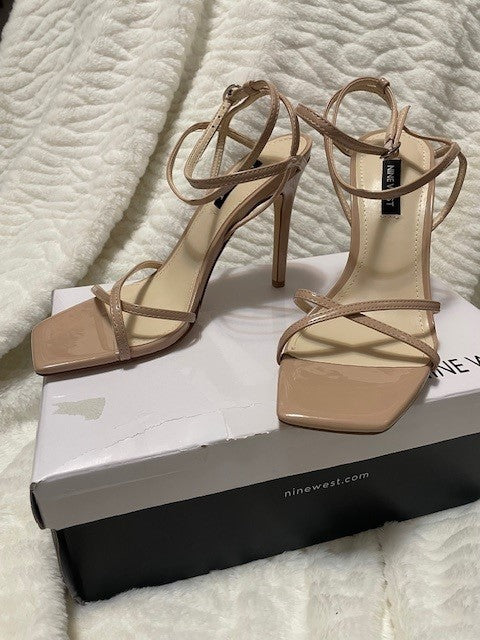Multiple Sizes - Nine West Tidle Strappy Heel - Taupe- NWT - Retails $85