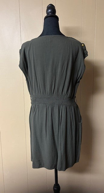 Size XL – J for Justify Olive Green Dress | Casual