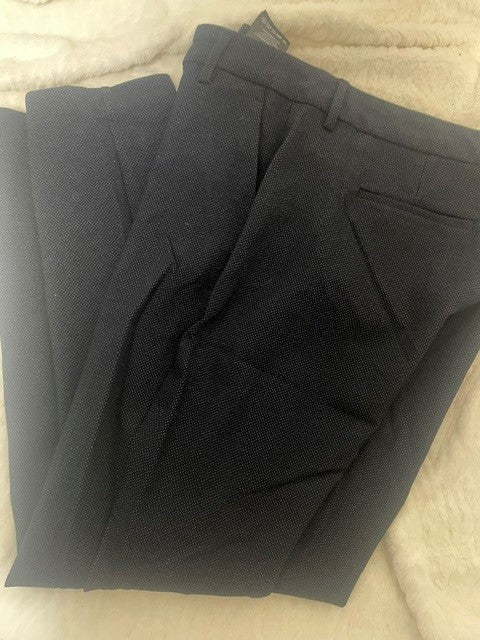 Size 12 Liverpool Black Textured Dress Pants Trousers