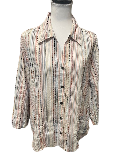 Size 18 - Alfred Dunner stripe top