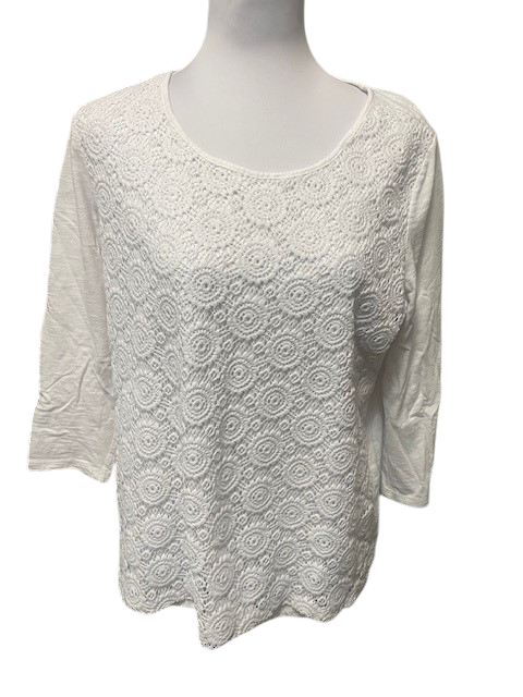 Size XLG - Liz Claiborne white top