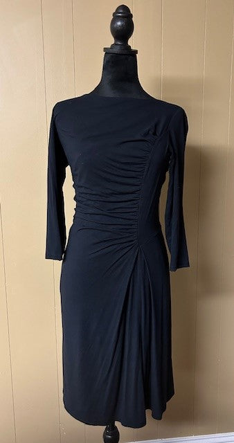 Size S – DKNY Black Ruched Dress | Classic