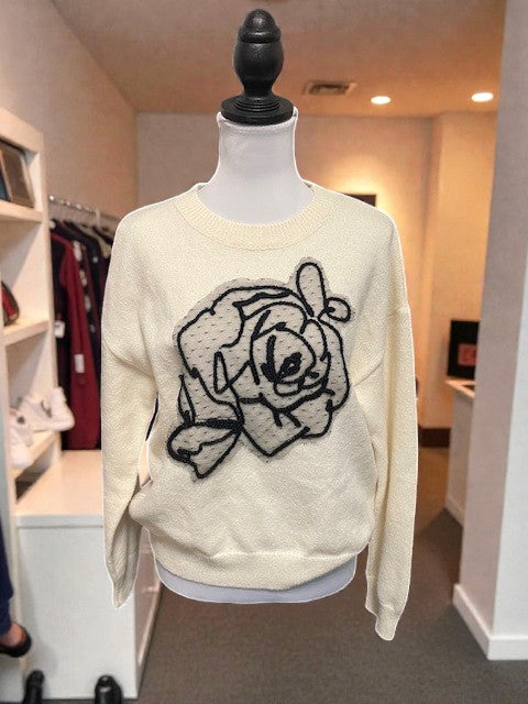 Size Medium - Anniewear cream color sweater
