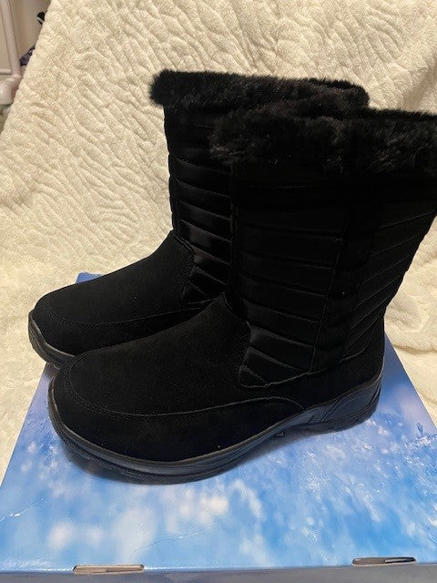Size 8W - Easy Street Waterproof boot - Frazer - BLACK - NWT - RETAILS $80