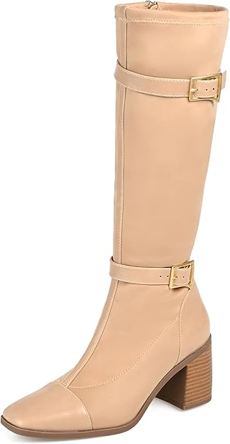 Size 9.5 - Journee Collection Gaibree boot Beige - NIB - Retails for $109.99