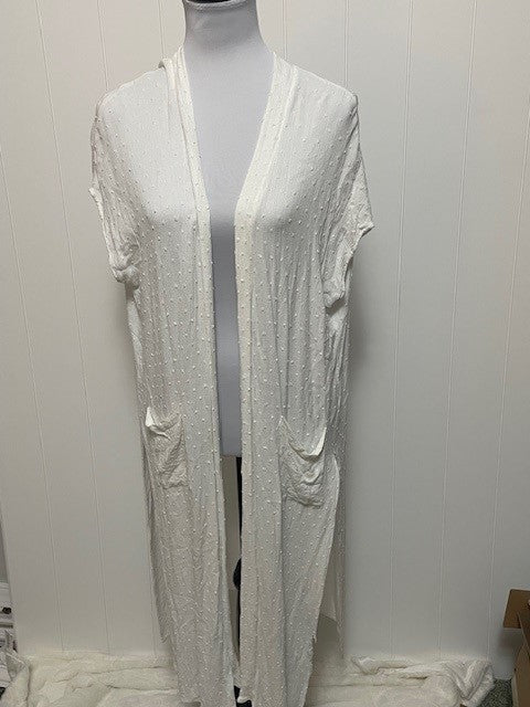 Size Medium - Favlux cream color cardigan