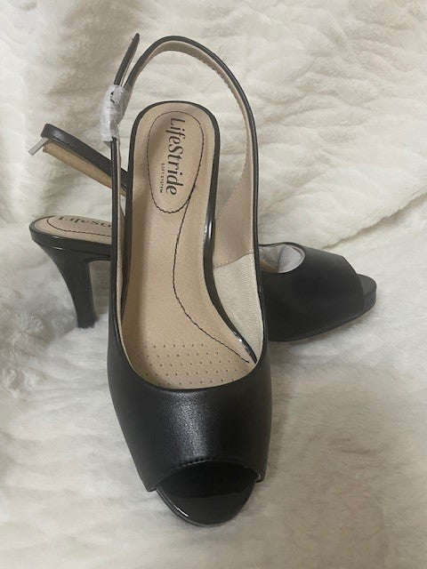 Size 7W - Lifestride Teller, silky black - NWT - RETAILS $69.99