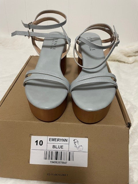 Size 10 - Journee Collection Emerynn Blue - NEW IN BOX