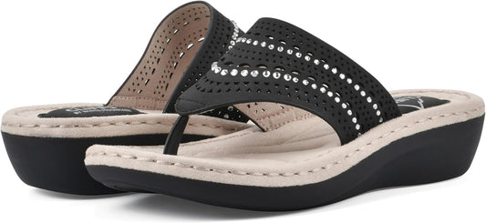 Size 10W - Cliffs Comate black sandal - NIB - Retails for $59.00