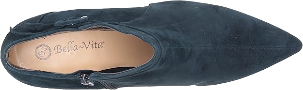 Size 8W - Betta Vita Navy Kidsuede Bindi - NEW IN BOX