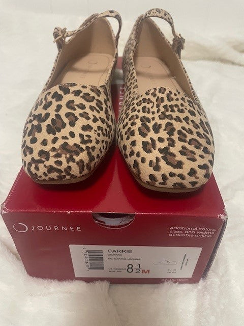 Size 8.5 - Journee Collection Carrie Leopard - NEW IN BOX