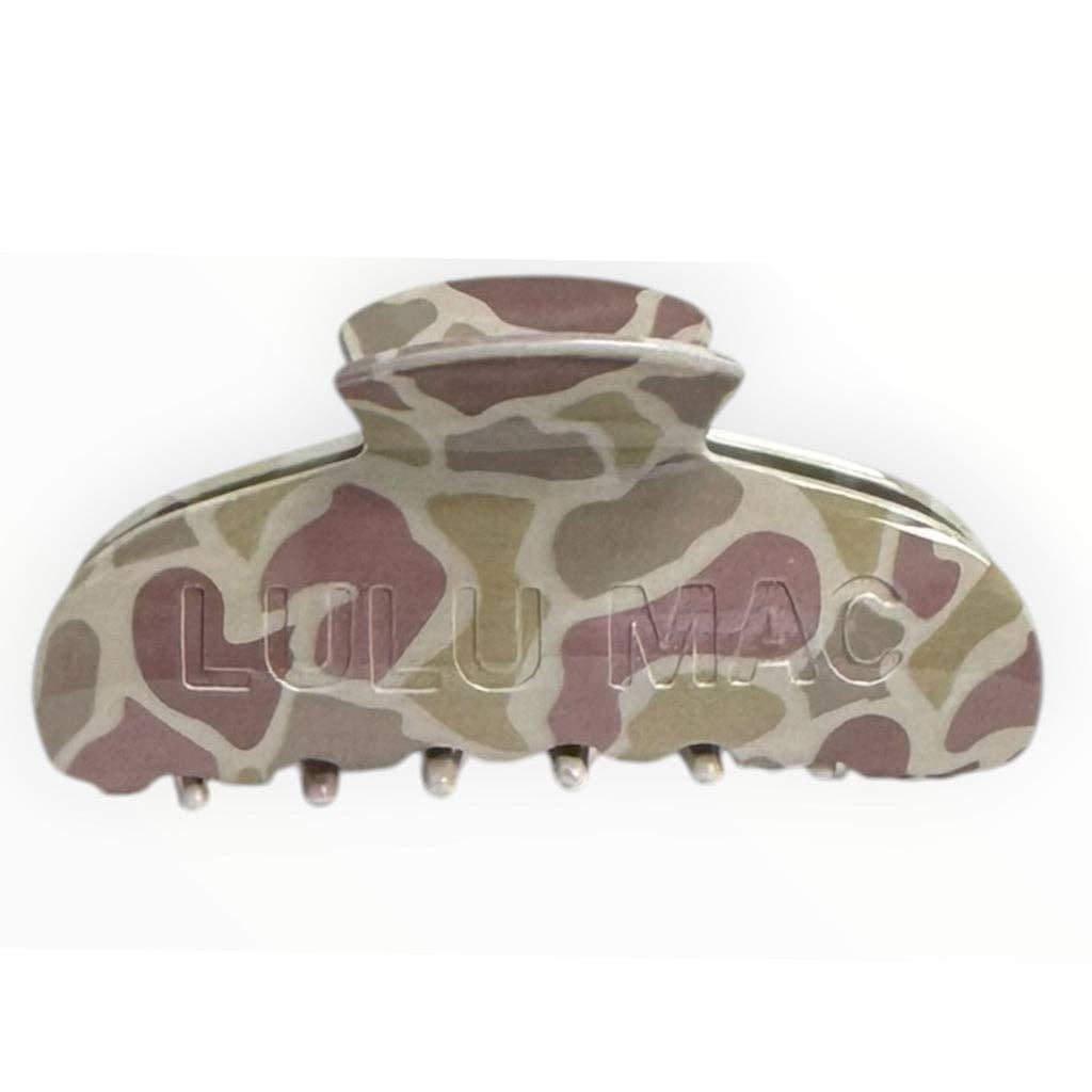 LULU MAC HAIR CLIPS-Light Camo
