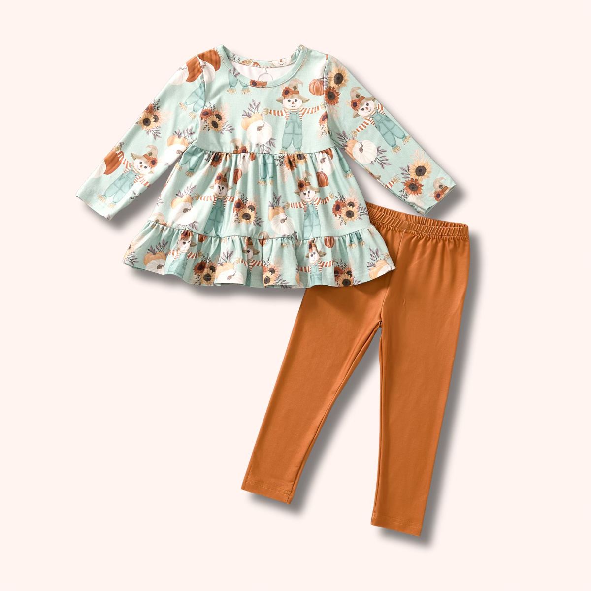 Size 2T - Pete & Lucy Scarecrow Girl 2 piece set