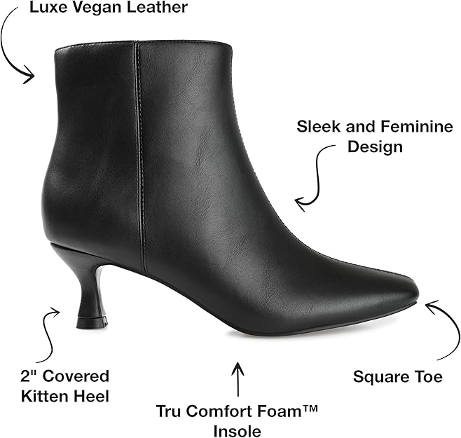 Size 12 - Journee Collection Kelssa boot - black - NIB - Retails $69.99
