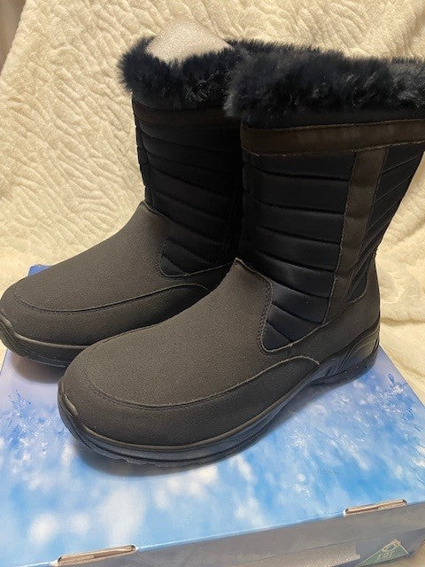 Size 6.5W - Easy Street Waterproof boot - NAVY - Frazer - NWT - RETAILS $80