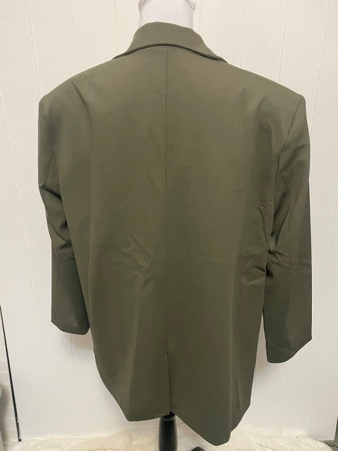 Size Medium Cupshe Olive Green Open Front Blazer Jacket NWT