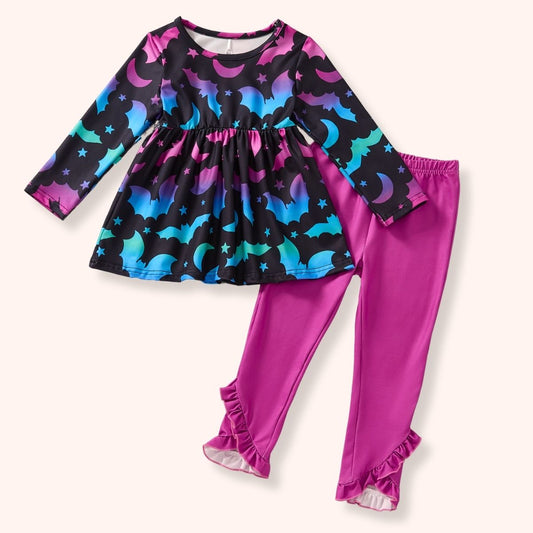 Size 6-12 month - Boo-tiful Bats 2 piece