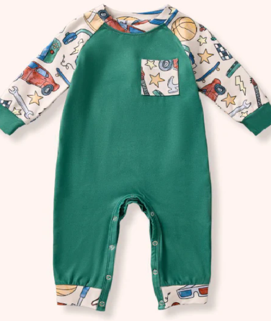 Size 12-18 Mo - Pete & Lucy - Toybox Treasure Romper